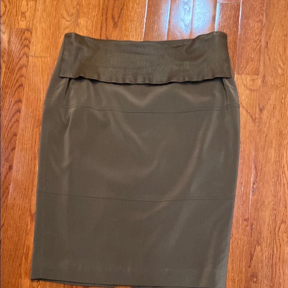Brunello Cucinelli Brown Knee-length Pencil Skirt